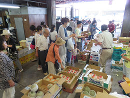7月2日（土）に市場開放フェアが開催されました。