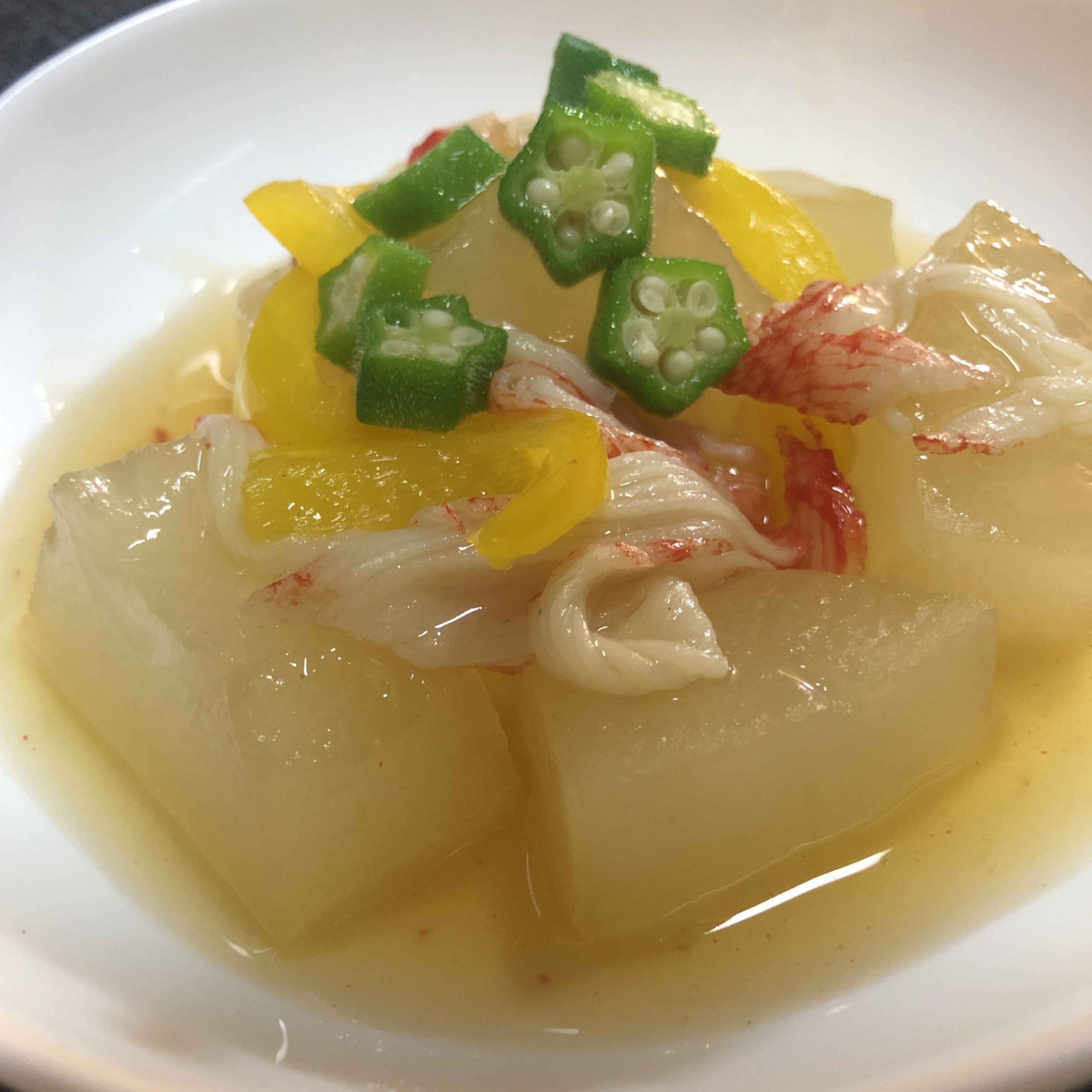 冬瓜の冷たい煮もの