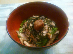 あじ丼