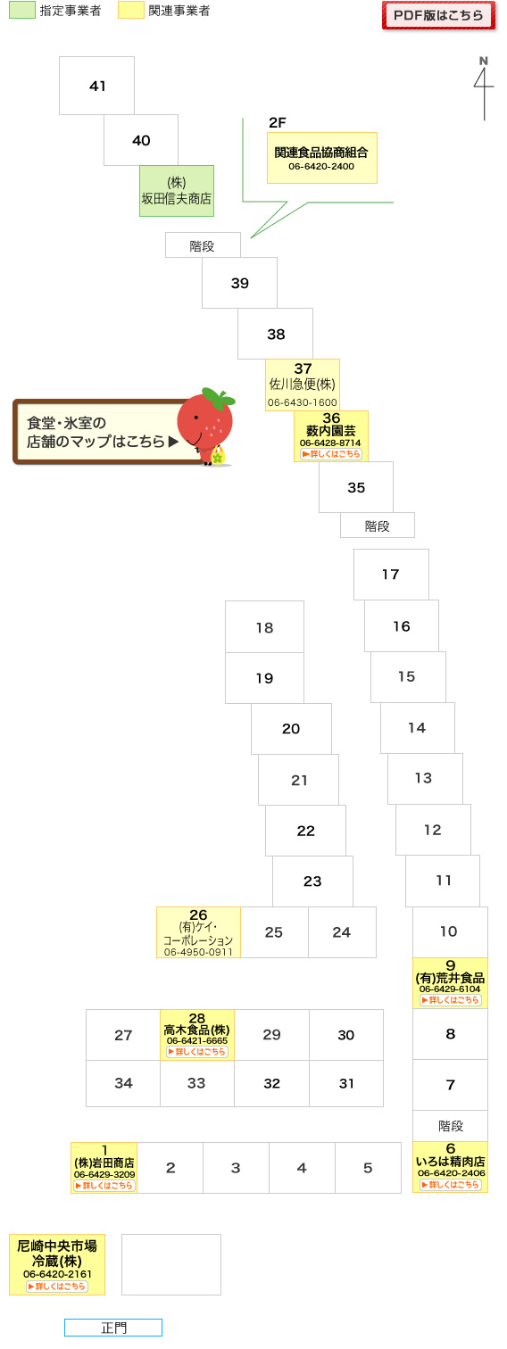 関連事業者　地図